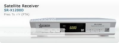 Satellite Receiver Starsat SR-X1200D FTA