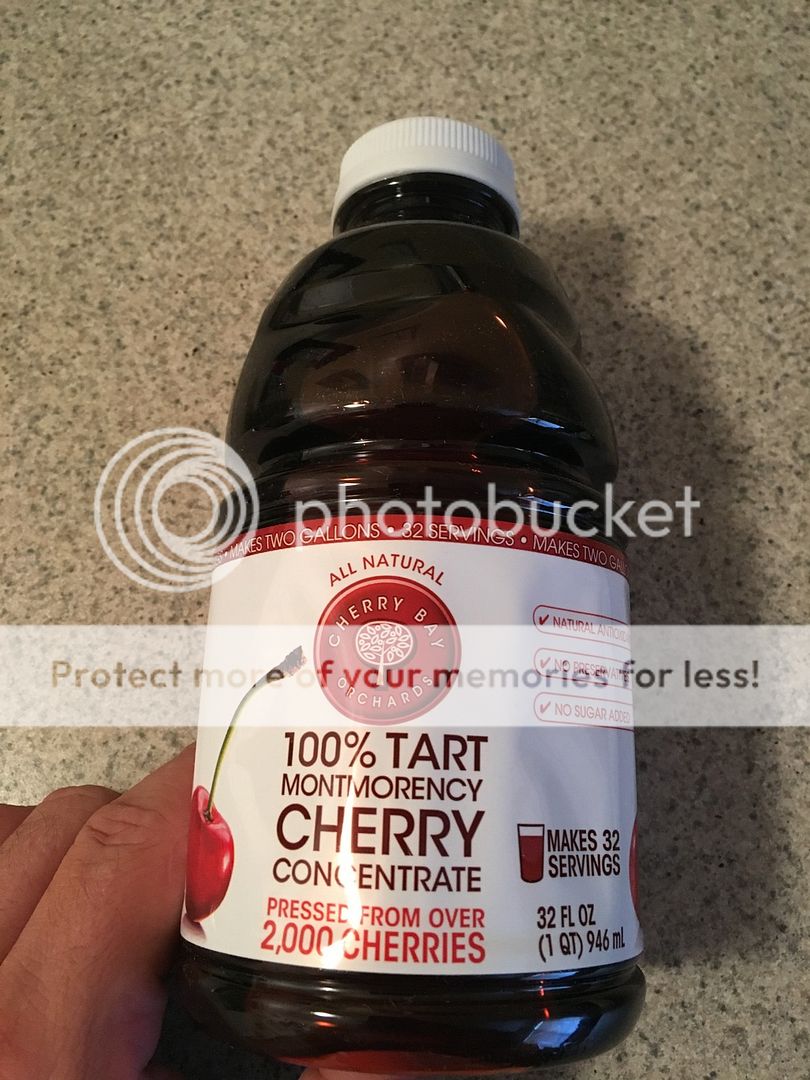 Tart Cherry juice? 24hourcampfire